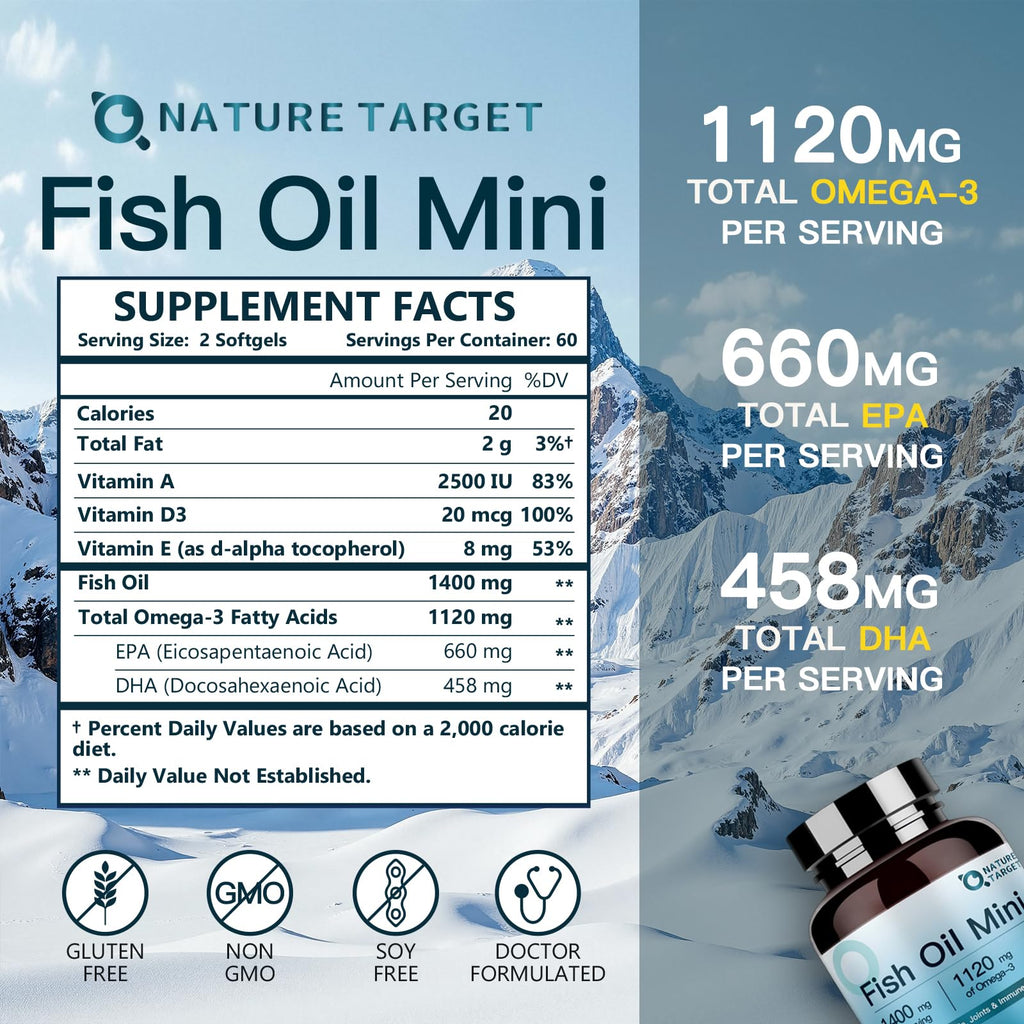 Fish Oil 1400 mg 120 Softgels R961