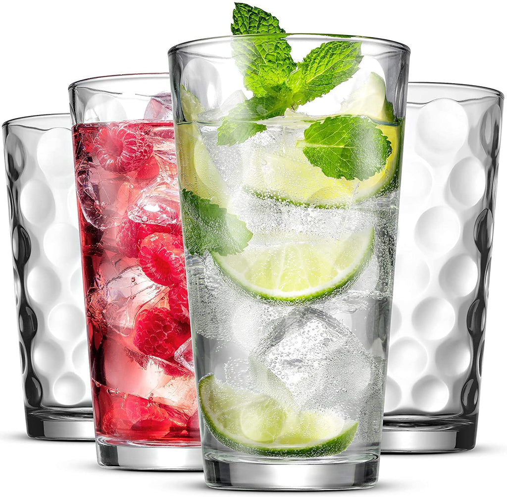 Set of 12 Stackable Drinking Glasses F36589