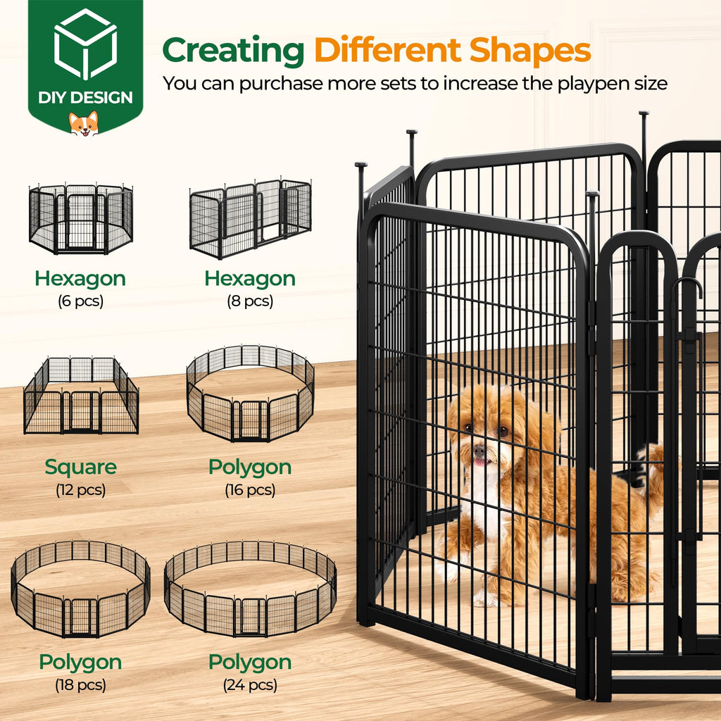 32 Inch 16 Panels Heavy Duty Dog Playpen Z9577