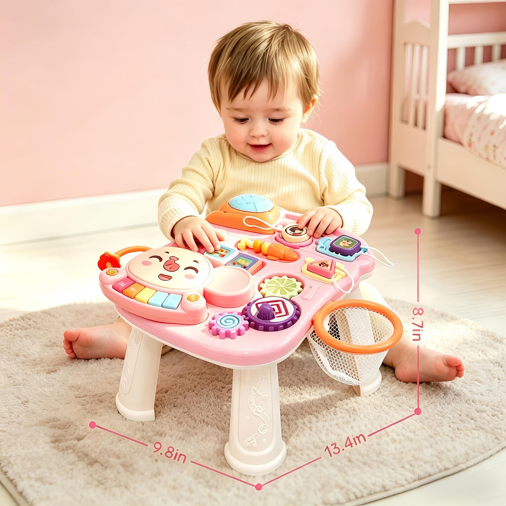 2-in-1 Baby Walker with Detachable Activity Center J989893