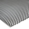Black Matte Fireplace Mesh Screen Curtain U948004