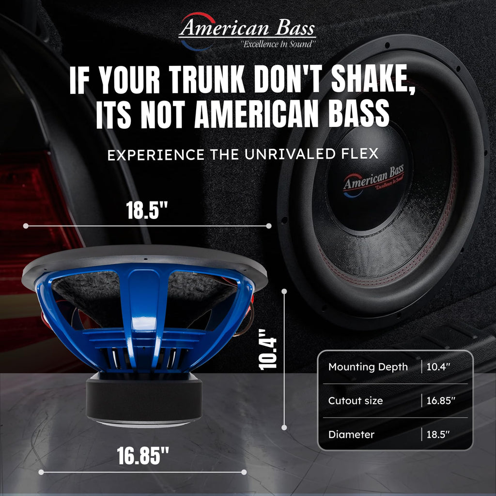 18 Inch 2 Ohm Car Subwoofer T116964