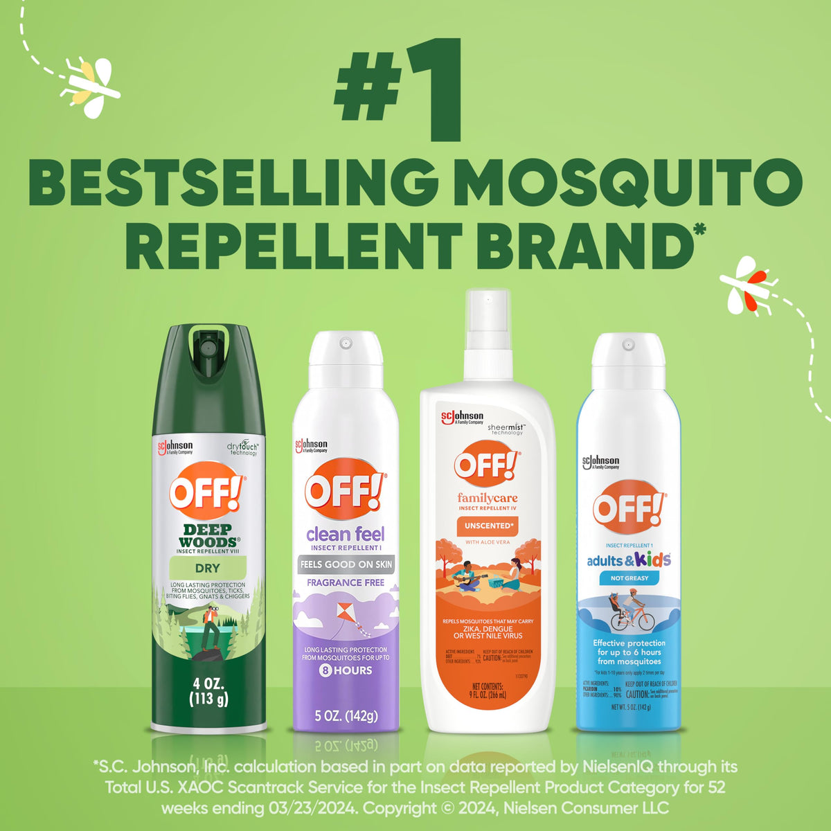 Insect & Mosquito Repellent Bug Spray 4 oz 2-Pack A98405