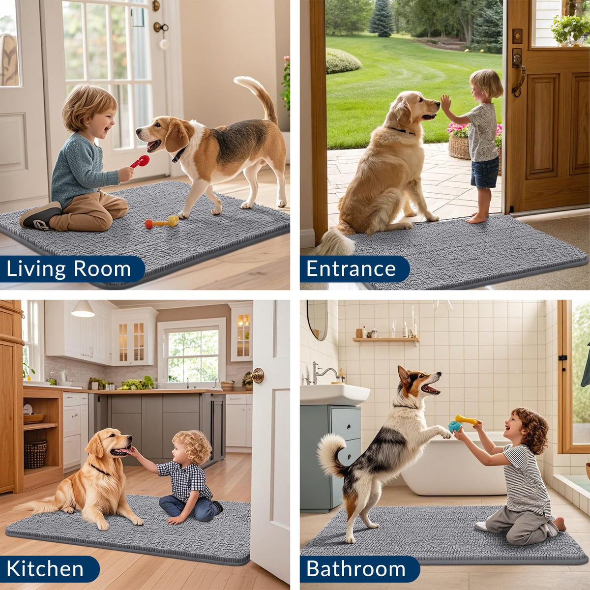 Dog Door Mat 30x20 I536