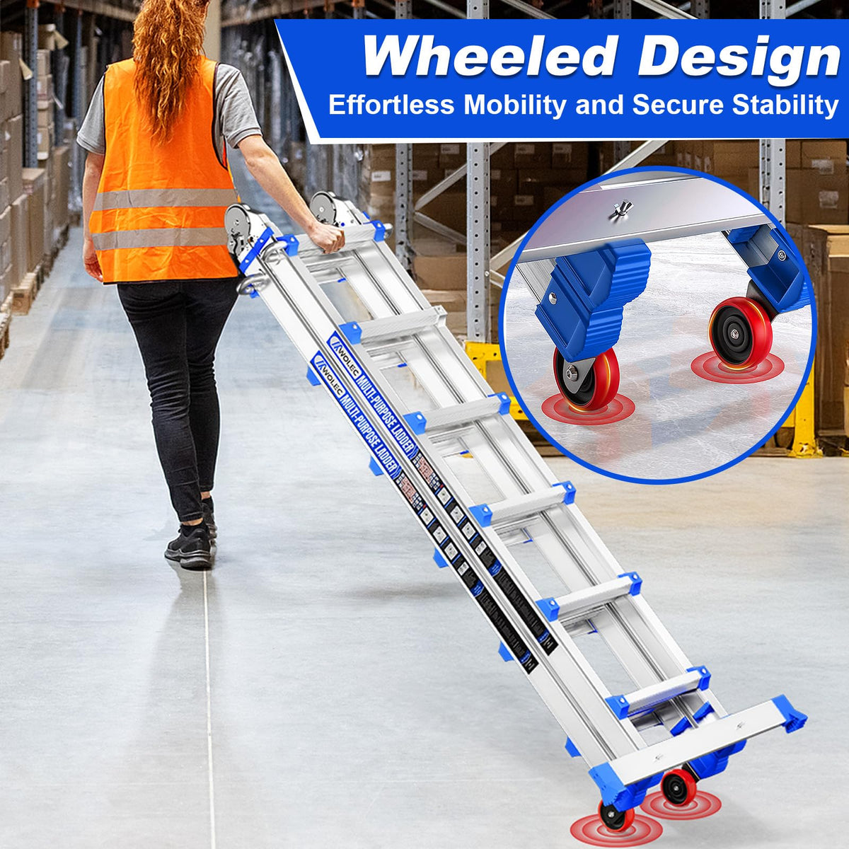 20FT Multi-Position Telescoping Ladder U891
