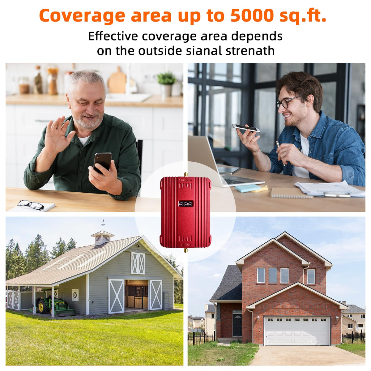 Cell Phone Signal Booster 5G 4G LTE P993