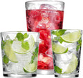 Set of 12 Stackable Drinking Glasses F36589