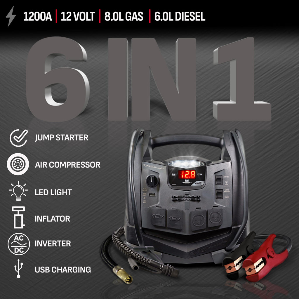12V Car Battery Jump Starter & Power Station D437415