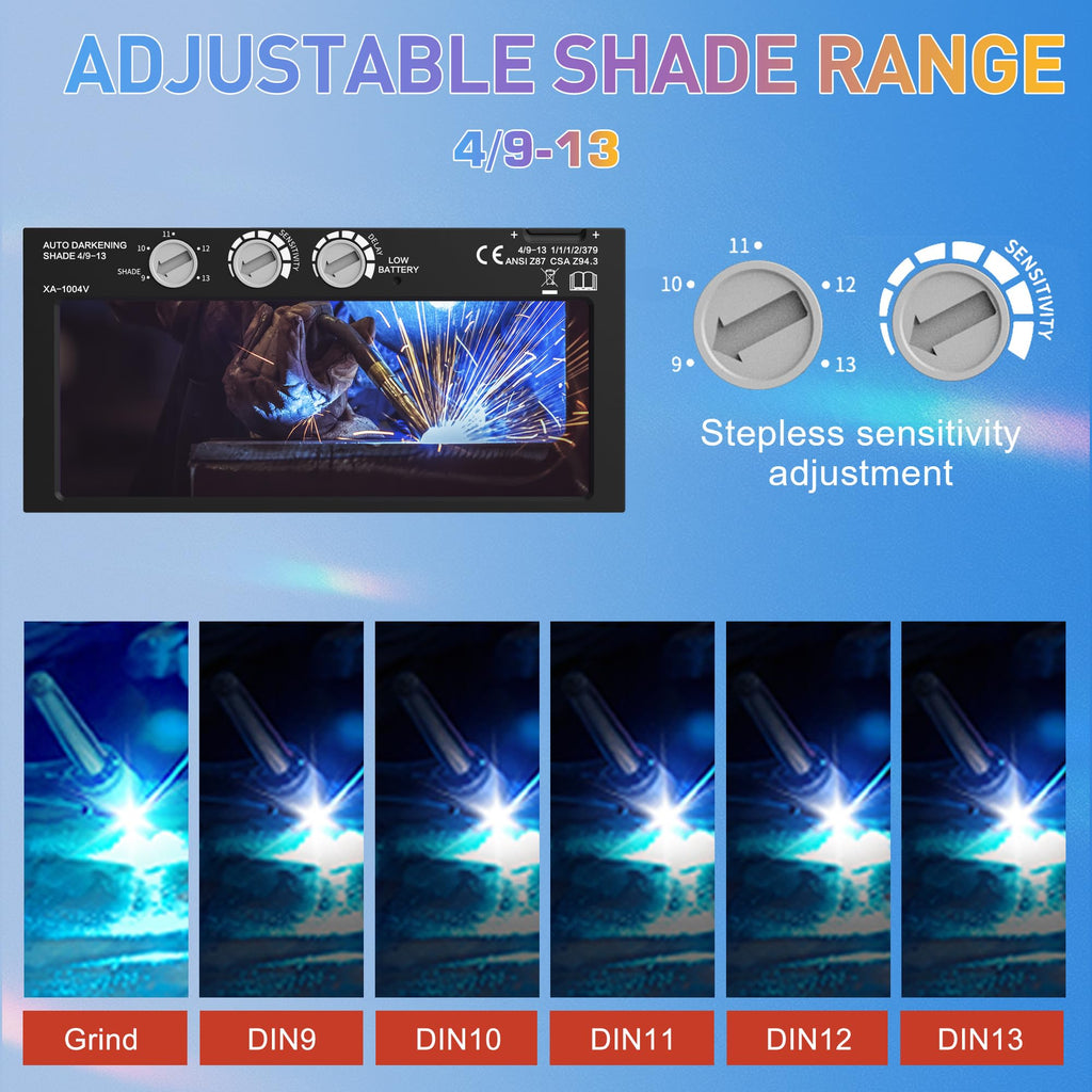 Auto Darkening Welding Lens Variable Shade 4/9-13 K722789