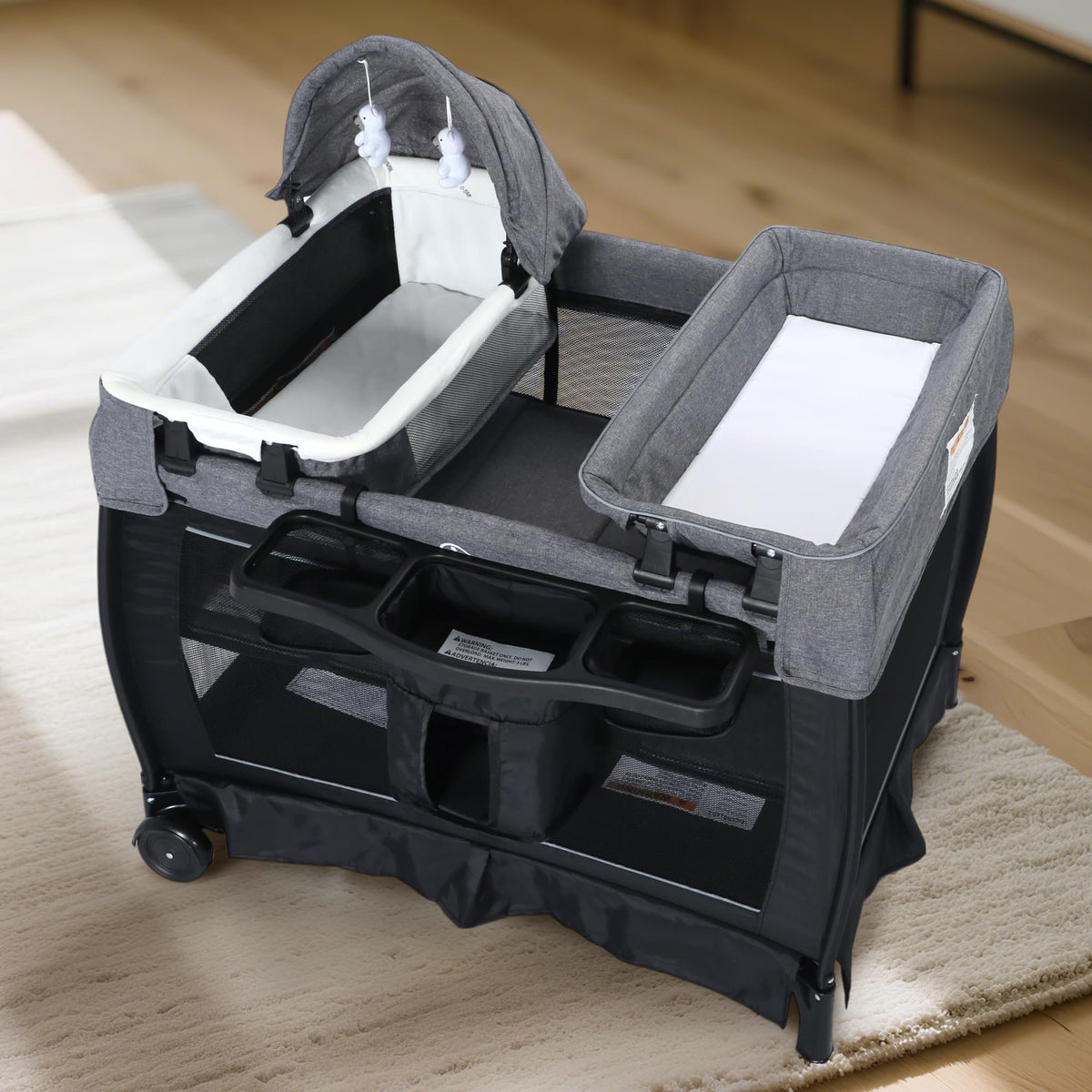 4 in 1 Black Baby Playard N259