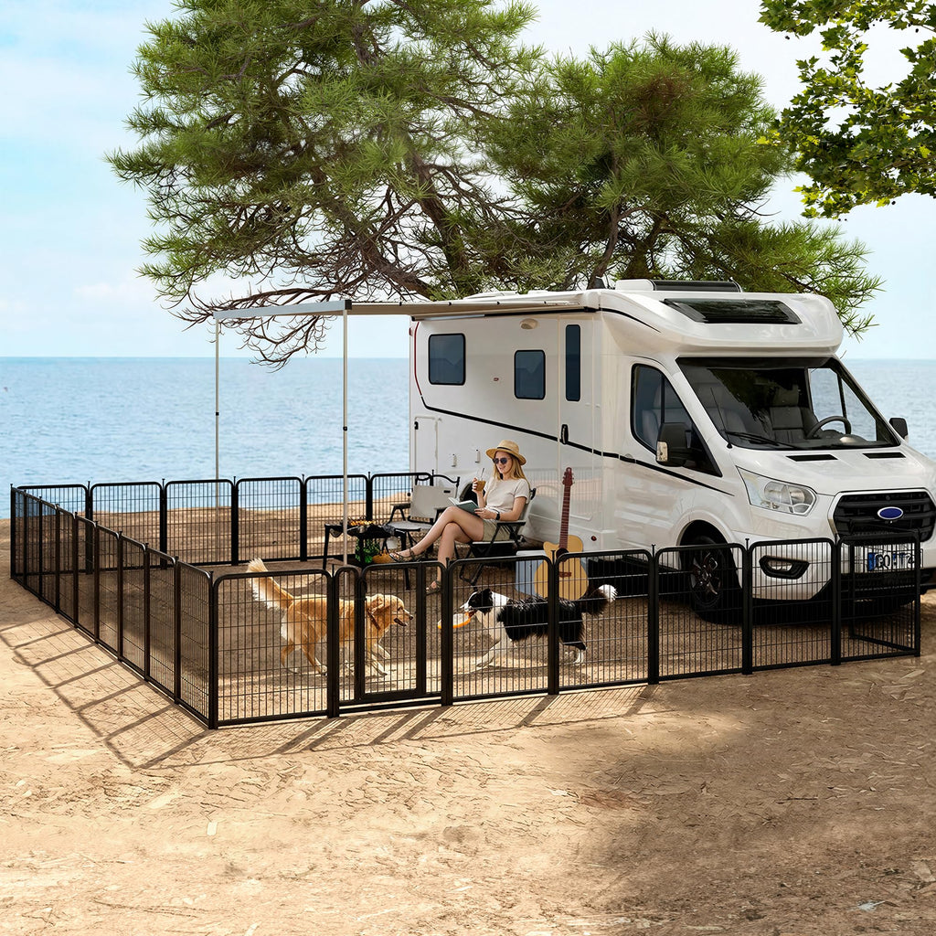 32 Inch 16 Panels Heavy Duty Dog Playpen Z9577